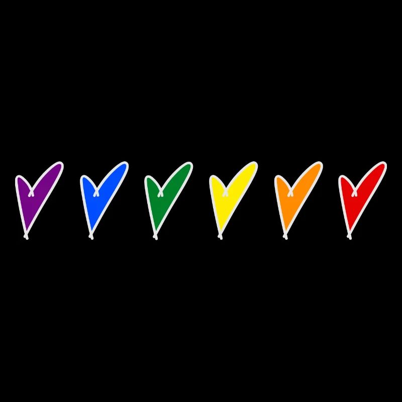 pride hearts