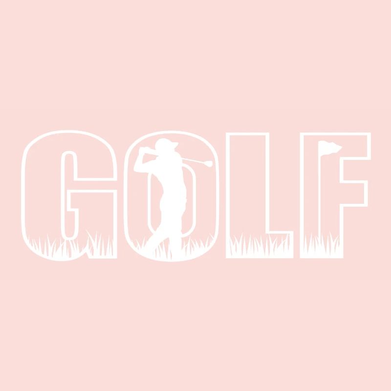 Golf - motif de golf moderne et cool - logo de golf