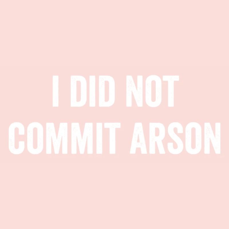 I Did Not Commit Arson