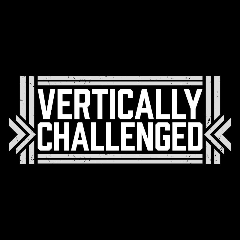 Vertically Challenged Funny Short People Joke Men