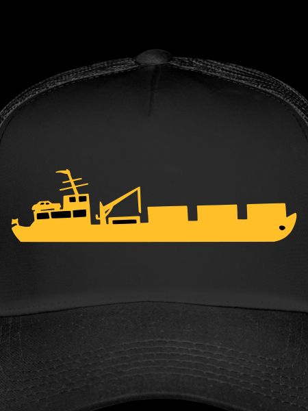Boot Frachtschiff Schiff zweifarbig