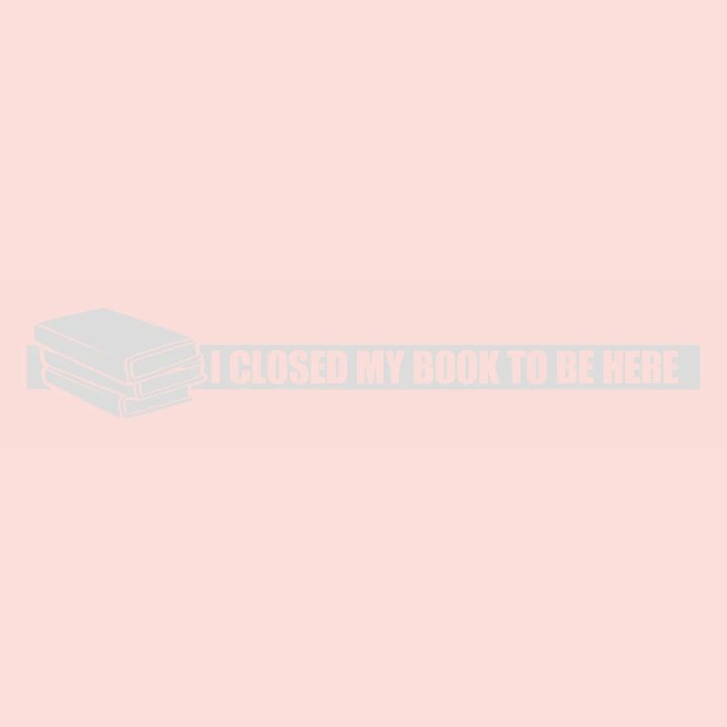 I closed my book