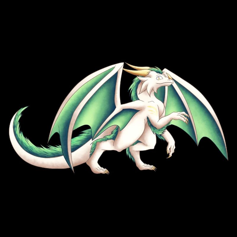 Weißer Drache
