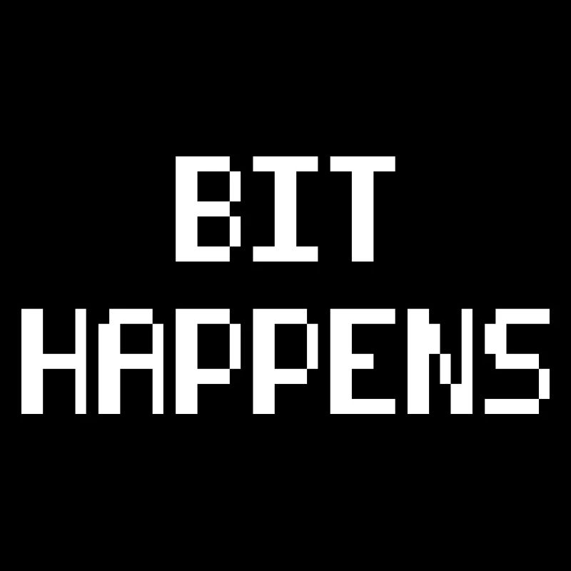 Computer Science Pun BIT HAPPENS Computer Scientist T-Shirt