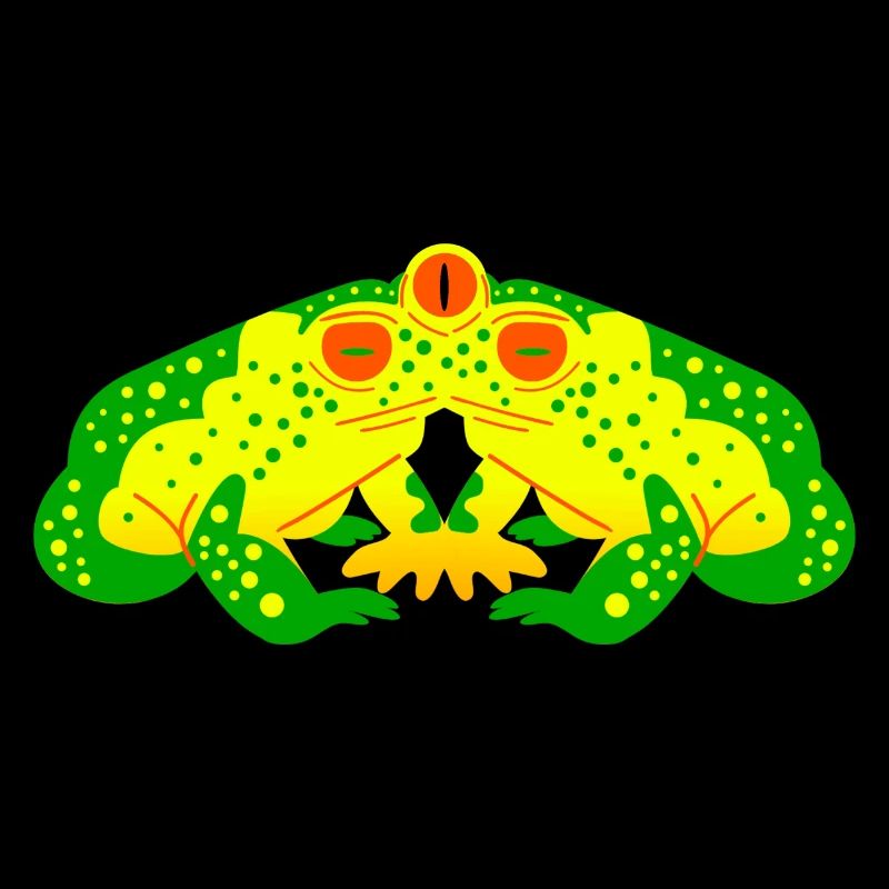 Spacy and psychedelic Frog