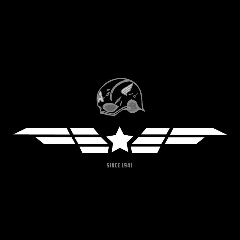 Comic Held Schild Helm Captain