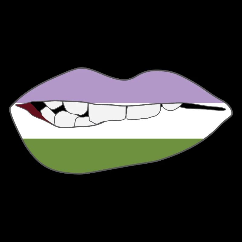 Biting Lips - Genderqueer