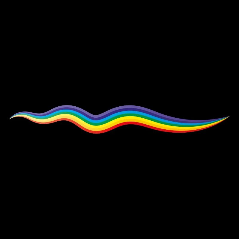 Rainbow line, artwork