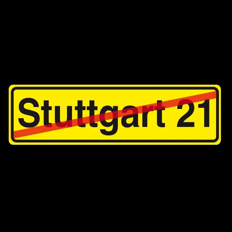 Stuttgart 21 rue signe de protestation