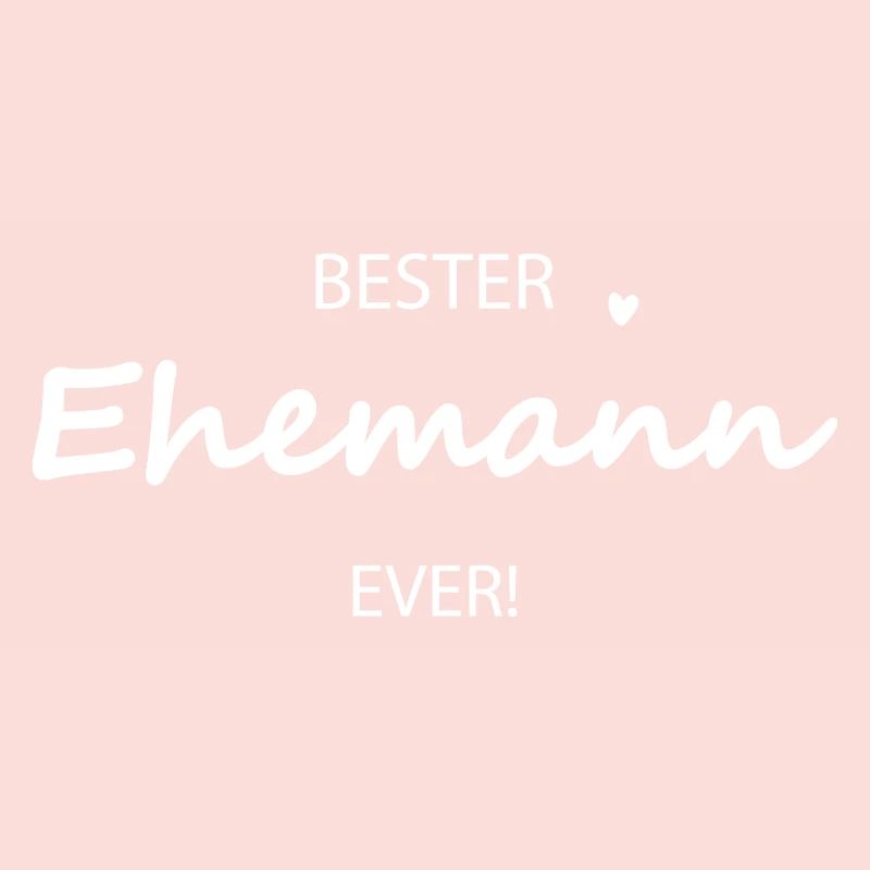 Bester Ehemann ever Ehemann Spruch Shirt Geschenk
