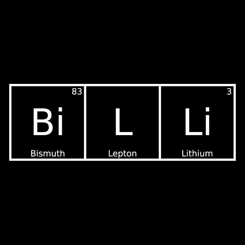 Billi Name First Name Chemistry Periodic Table Elements