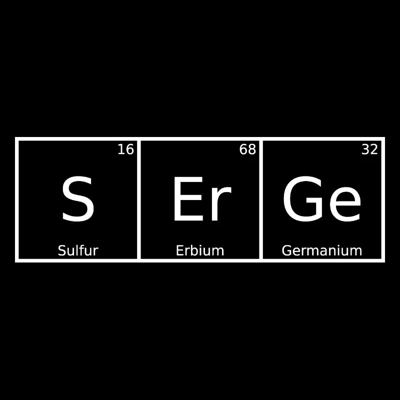 Serge Name First Name Chemistry Periodic Table Elements