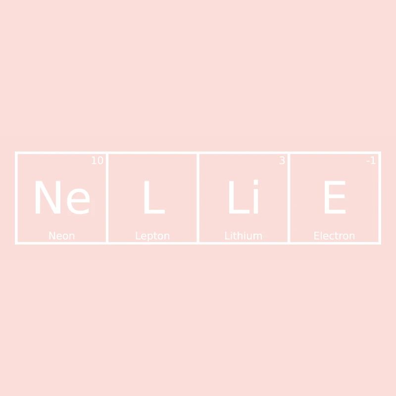 Nellie Name First Name Chemistry Periodic Table Elements