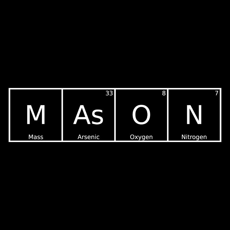 Mason Name First Name Chemistry Periodic Table Elements