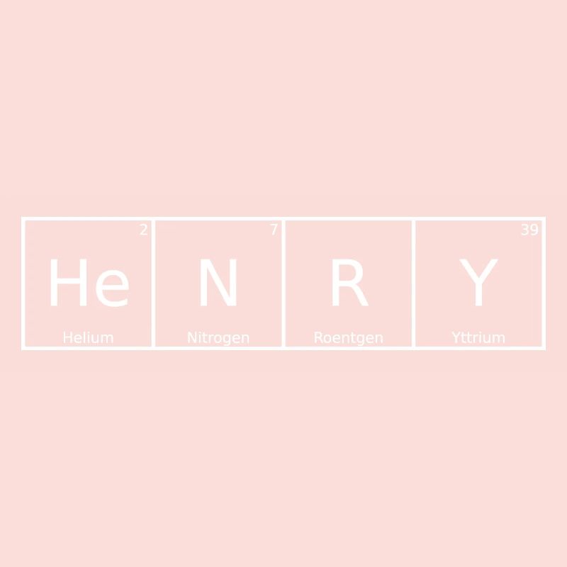 Henry Name First Name Chemistry Periodic Table Elements