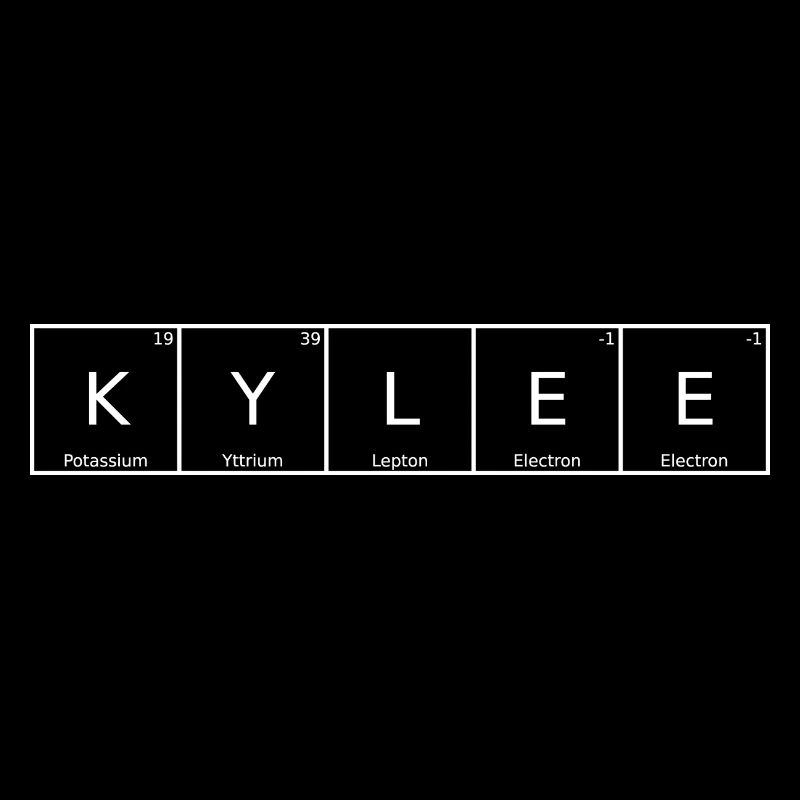 Kylee Name First Name Chemistry Periodic Table Elements