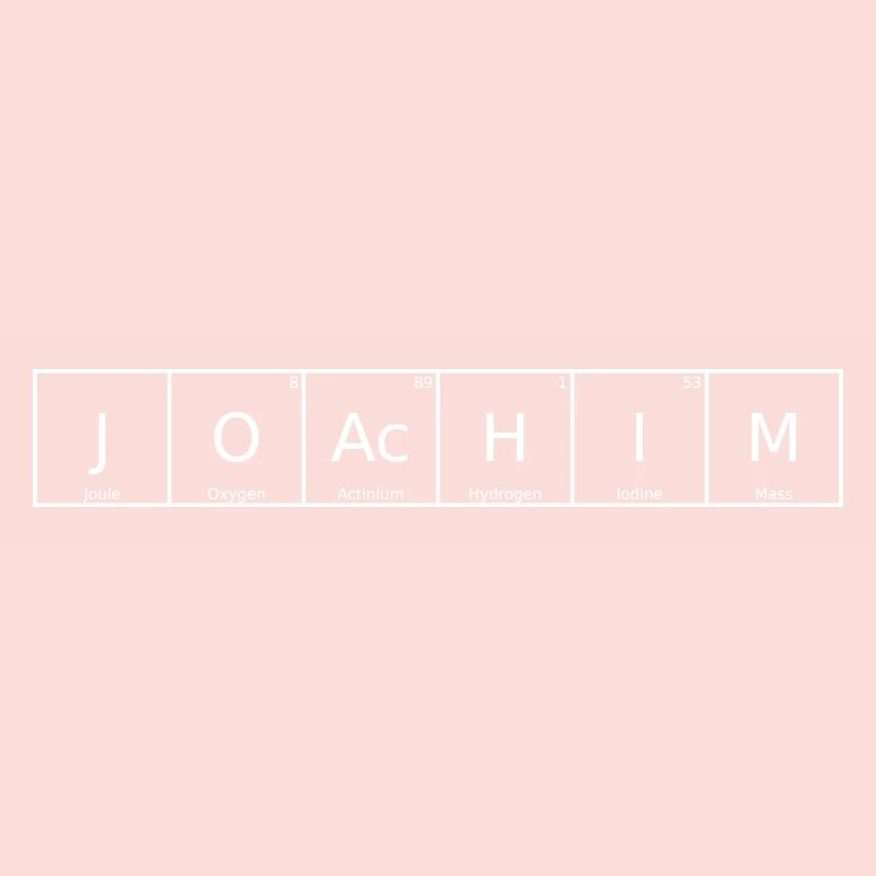 Joachim Name First Name Chemistry Periodic Table Element