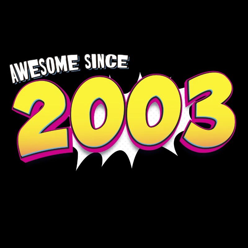 Retro 20th birthday in Pop Art Comic Book Style