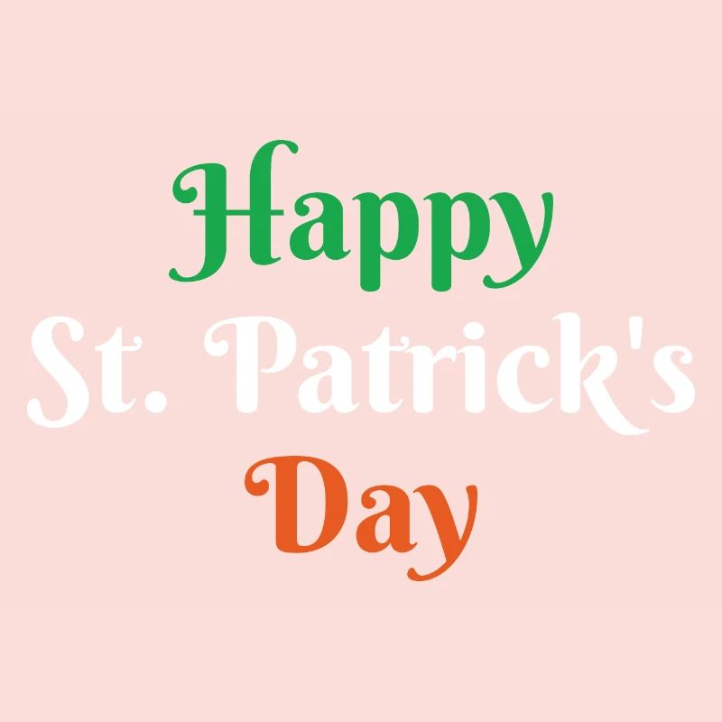 Joyeuse Saint-Patrick Irlande drapeau de vacances