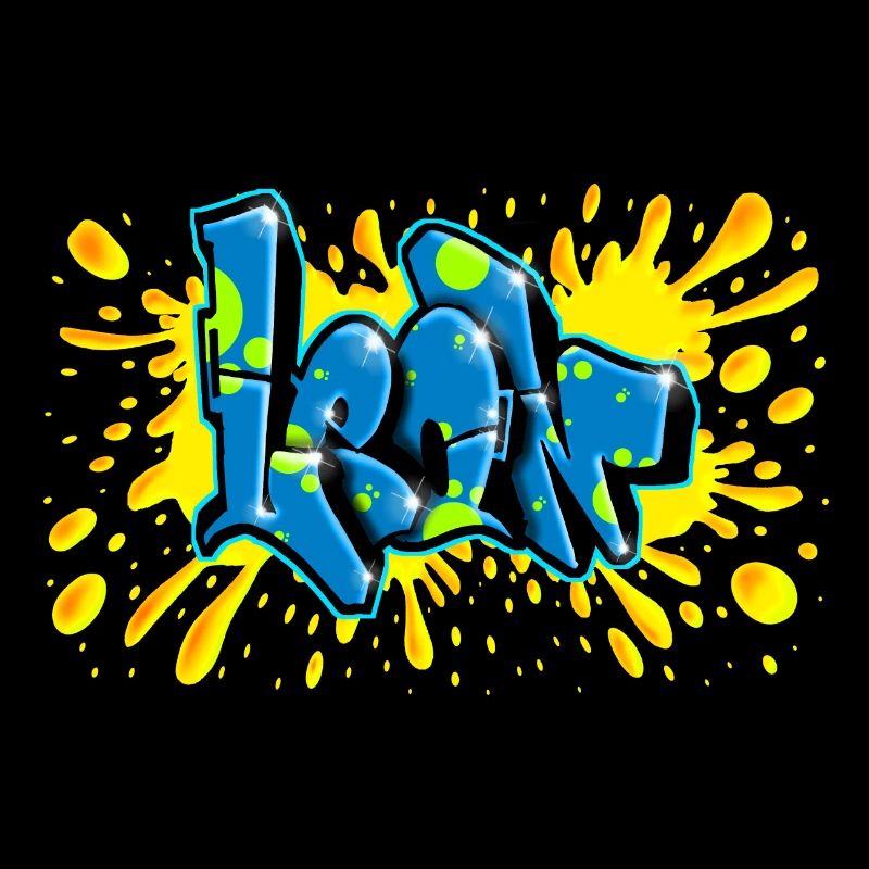 Léon graffiti splash prénom imprimable sur tout
