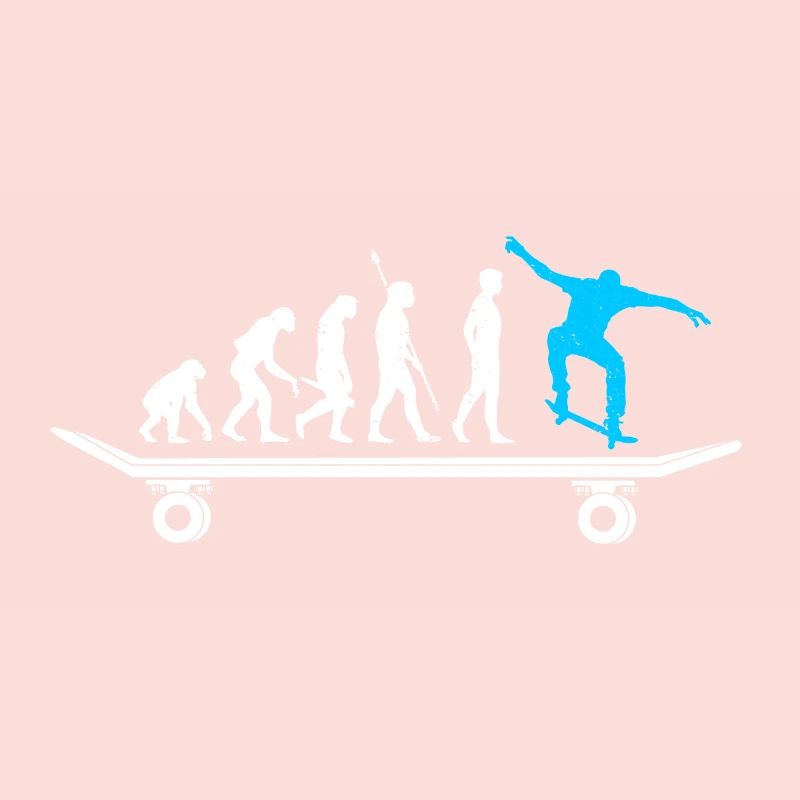 Skateboarder évolution skateboard