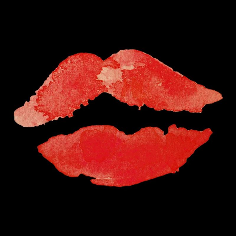 Mund Lippen Rot Kuss Geschenk Geschenkidee