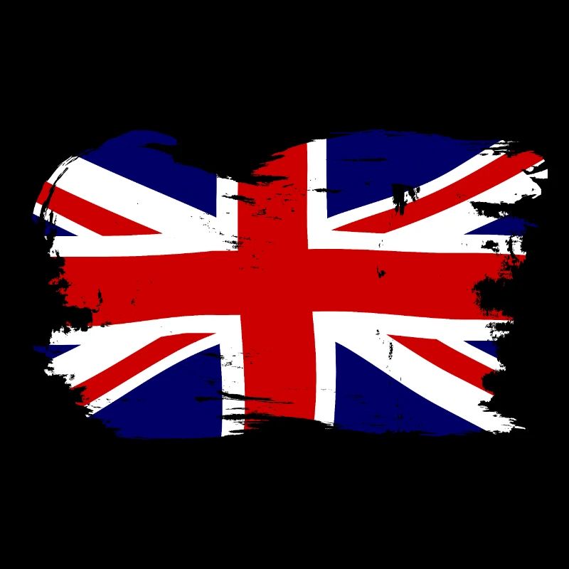 Union Jack Britische Flagge mit Grunge
