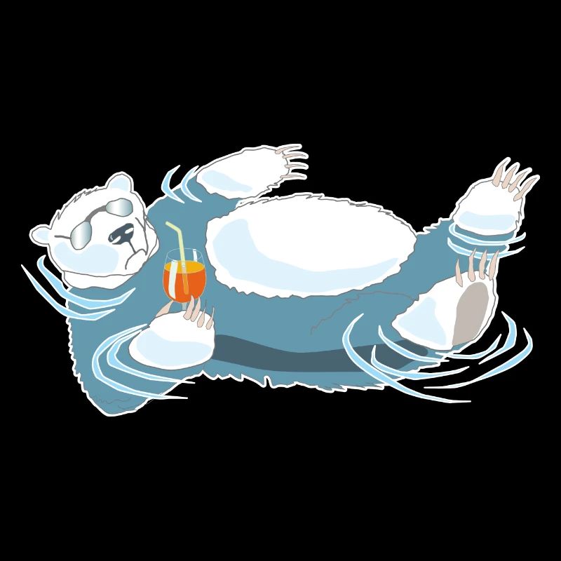 Polar Bear aperolling after climate change