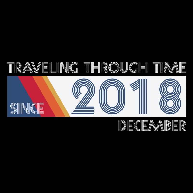 Funny Zeitreise Geburtstags Design December 2018