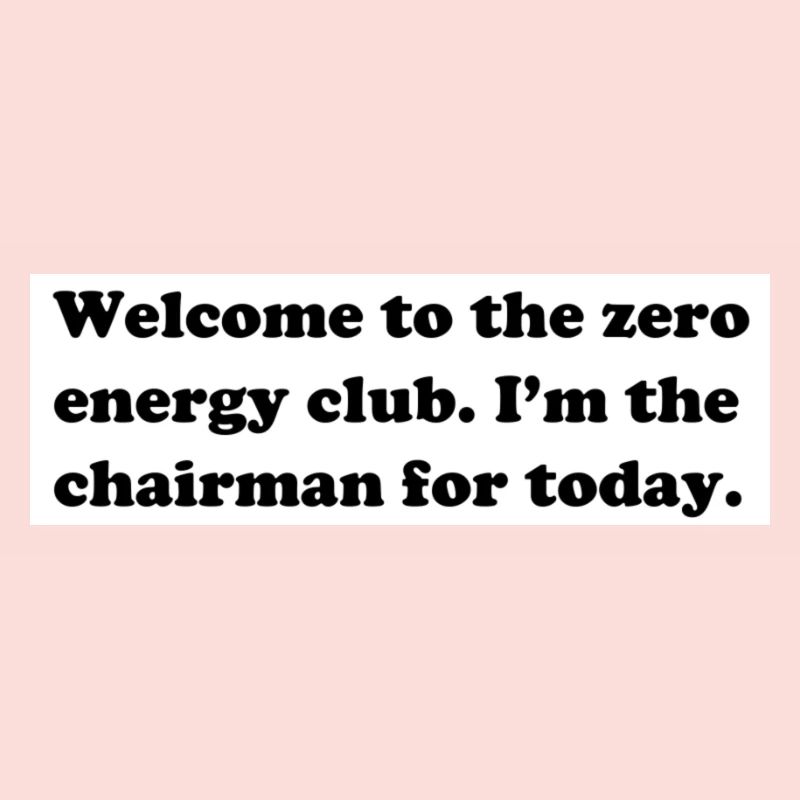 Zero Energy