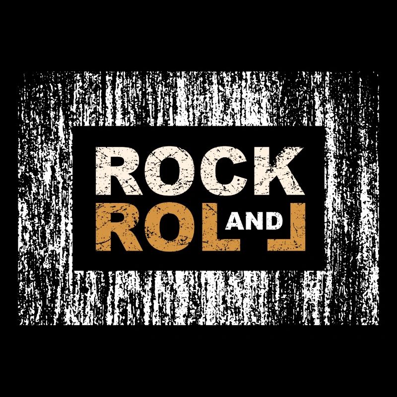 Rock and Roll (Typography Edition)
