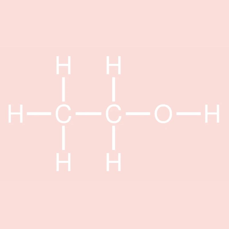 Éthanol structure alcool chimie