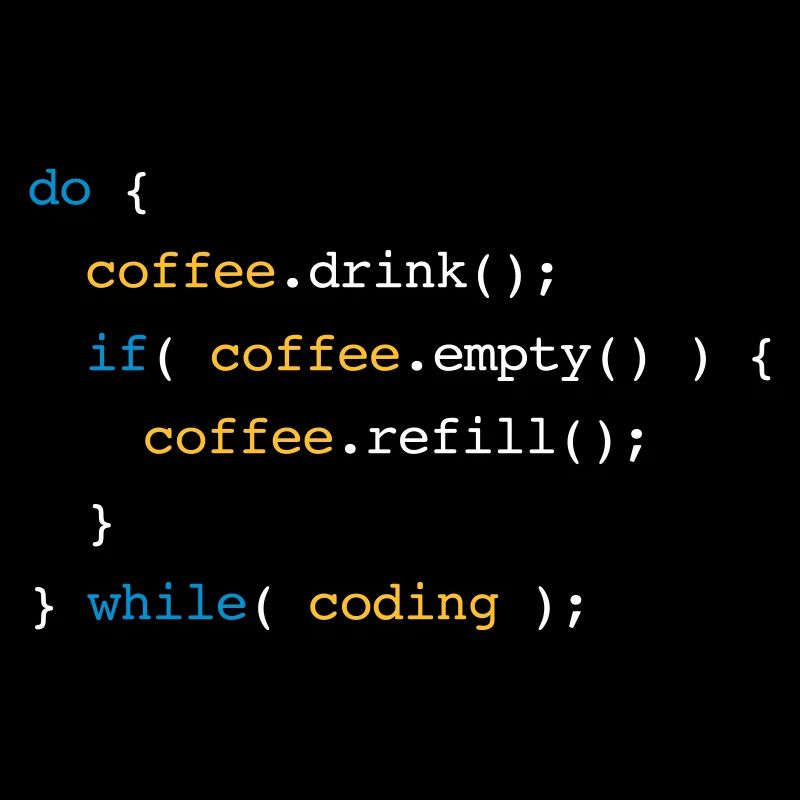 Code Coffee Refill Coding