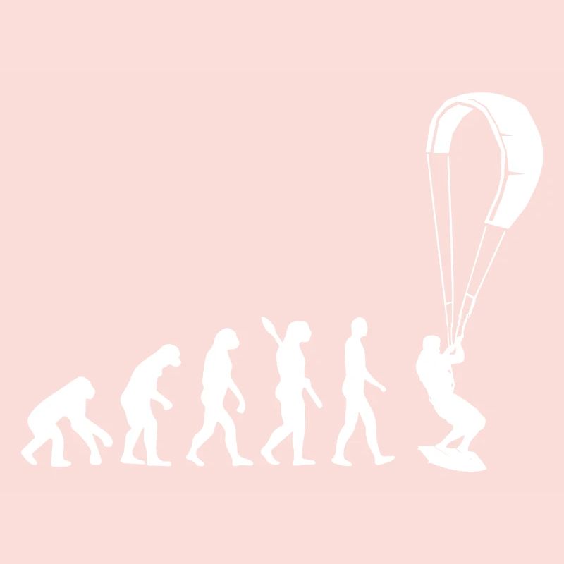 Kitesurfen - Evolution des Menschen, Darwin