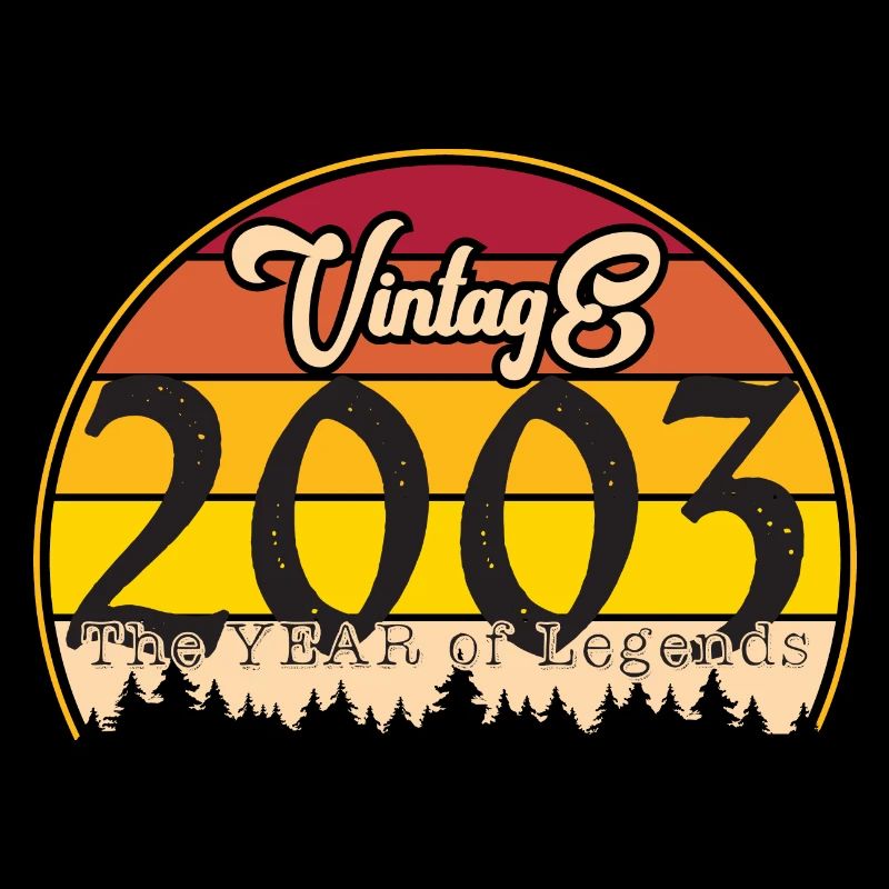 2003 Légende de l’année de naissance