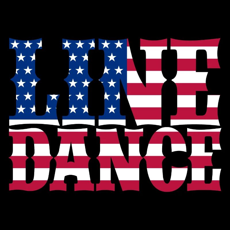 Line Dance US Flag