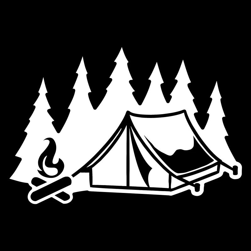 Camping Tent Campfire Forest Camping