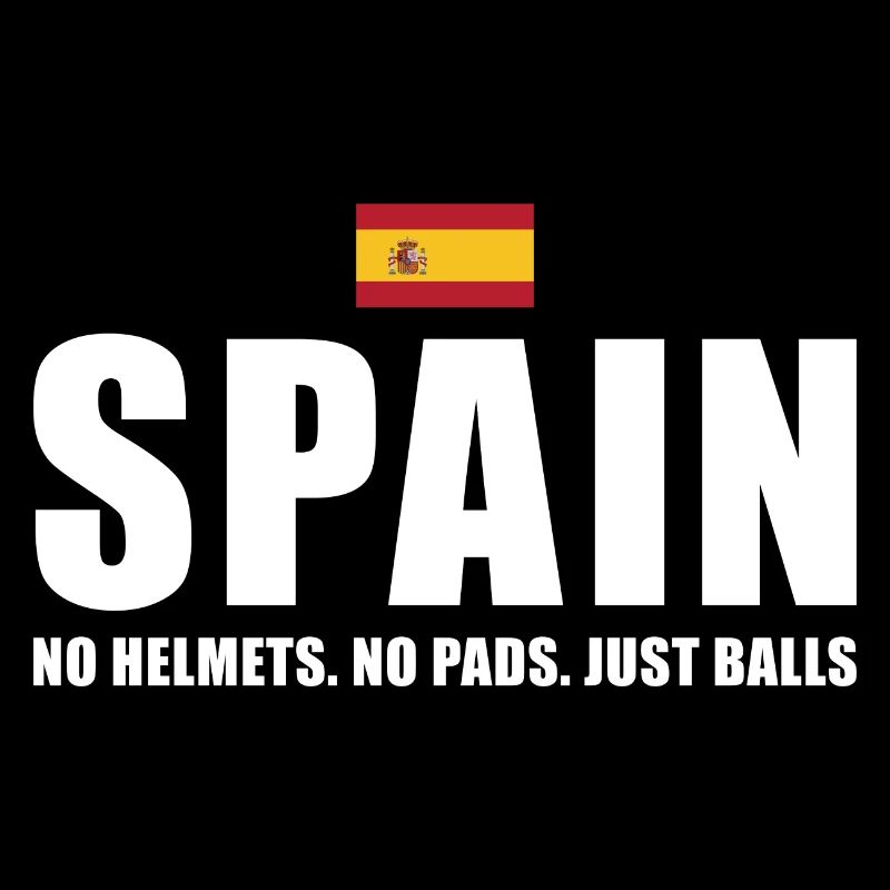 Espagne Pas de casques Pas de coussinets juste des ballons Espagne Rugby
