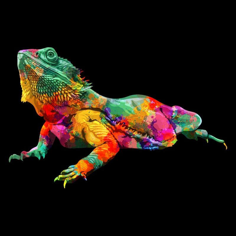 Bartdrache bunt