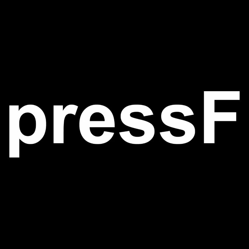 pressF Emote - Gaming Stream Chat Meme