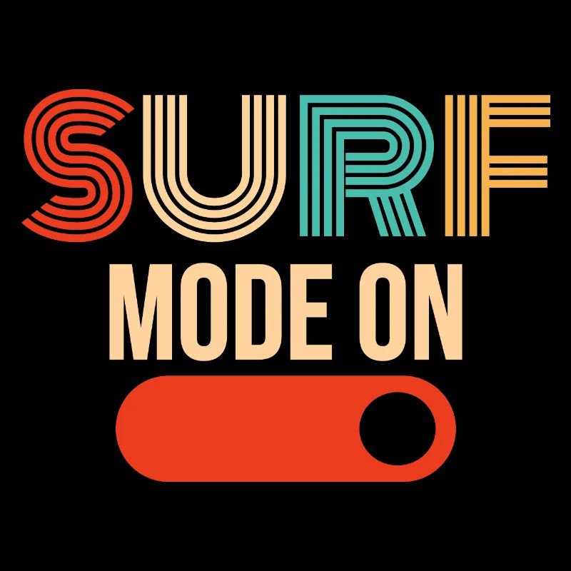 la mode de surf sur les vagues de la mer chill retro