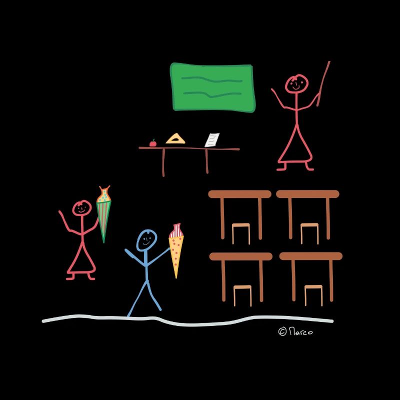 Chiffres de bâton de formation, de retour aux classes