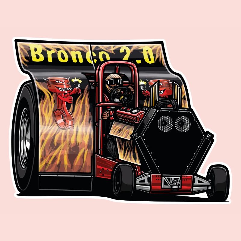 Tractor Pulling // Illustration