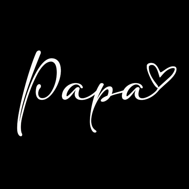 Papa Papi Dad Daddy Herz Liebe Geschenk Verkündung