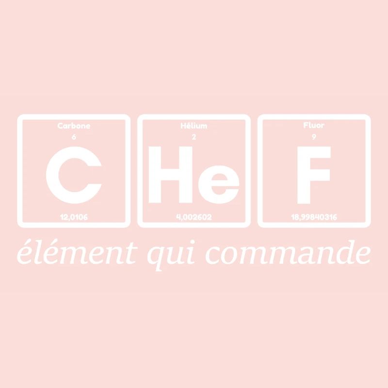 CHeF élément qui commande (blanc)