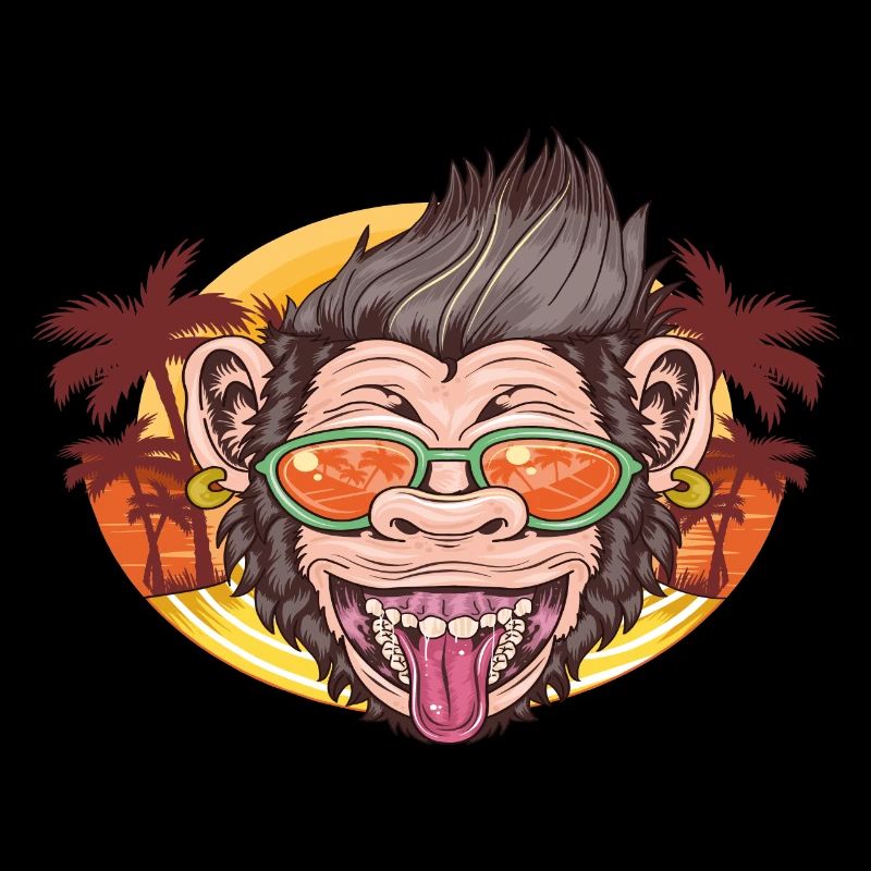 Cool monkey beach gift