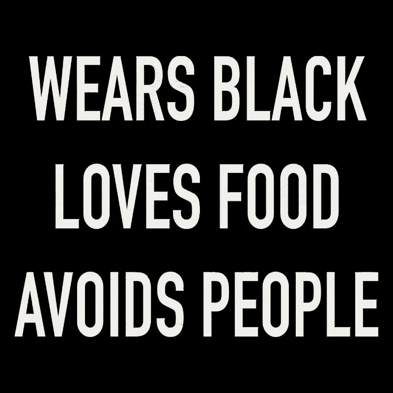 Wears black