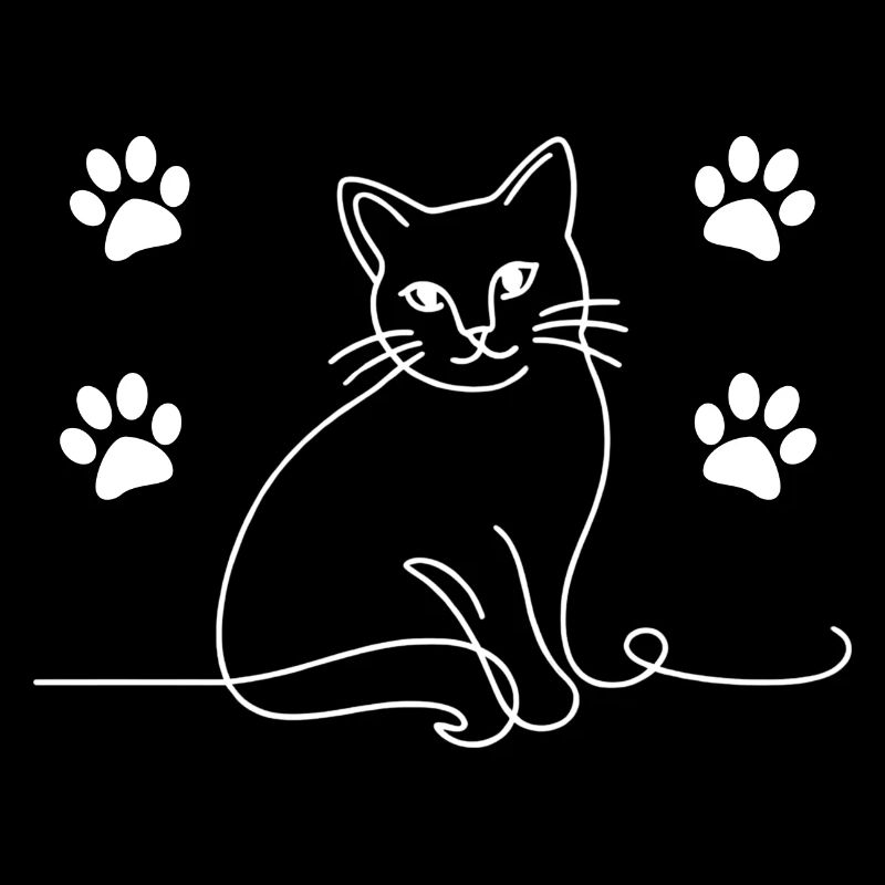 A Cat with Paws eine Katze mit Pfoten