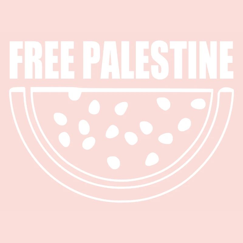 Free palestine melon pastèque