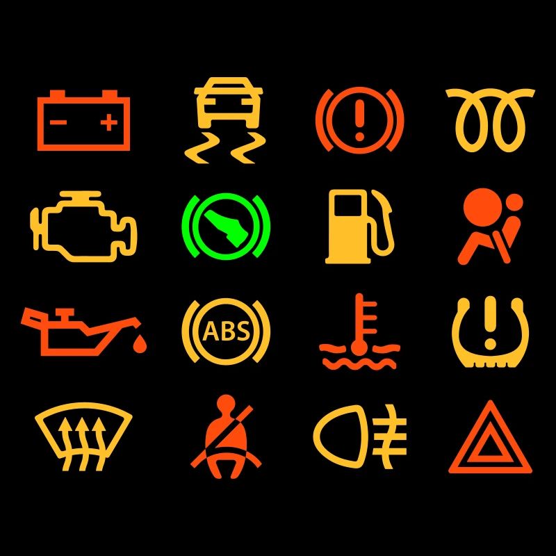 Auto-Kontrollleuchten